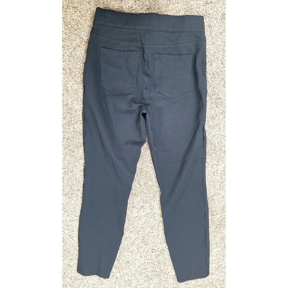 SPANKS ANKLE LEGGINGS JEGGINGS‎ Pull-On PANTS BLACK Size Large - Picture 2 of 7